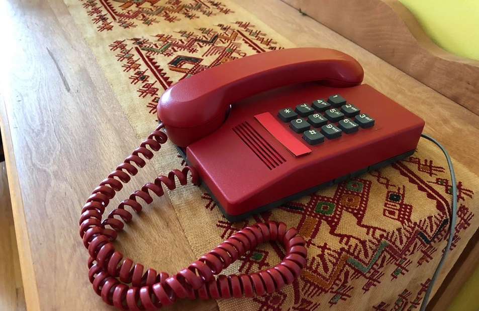 Téléphone Vintage Rouge - Louise Vintage